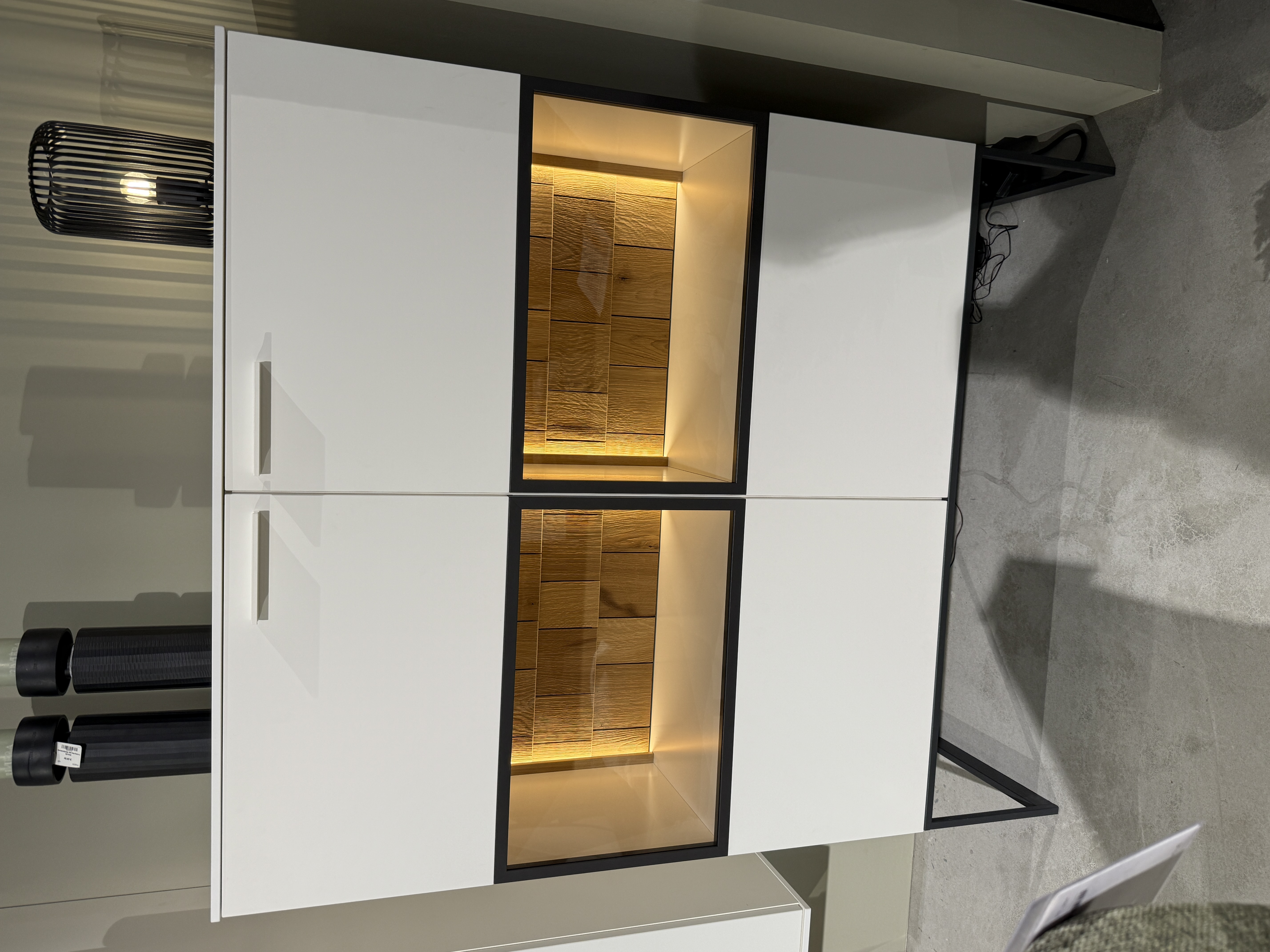 Highboard Legno Wohnzimmer Schrank LED Beleuchtung