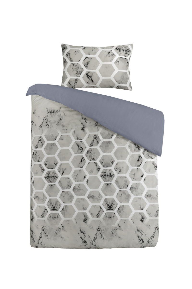 Bettwäsche Aventura 125-DE Grau 155cm x 220cm