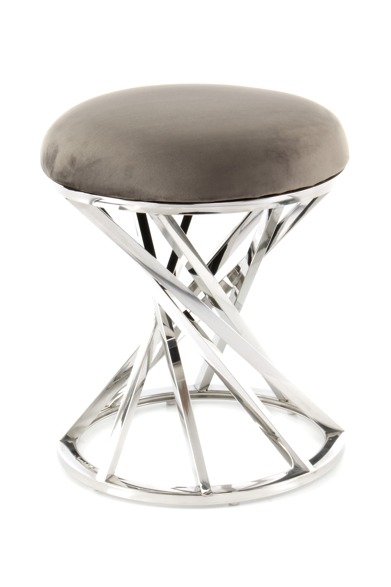 Hocker Wesley 325 Grau / Silber