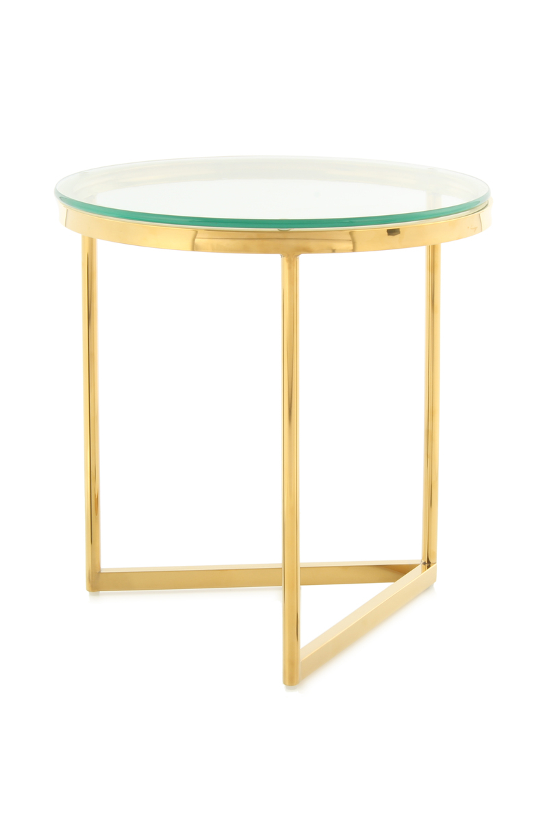 Beistelltisch Wynona 225 Klar / Gold